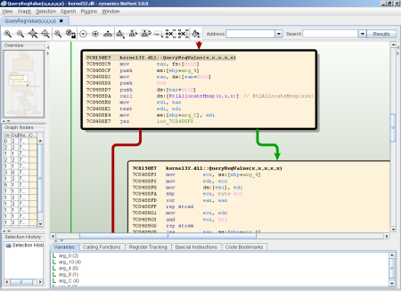 BinNavi graph window